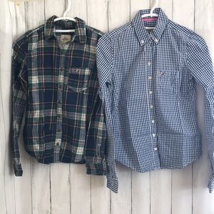 2 Hollister Button Down Shirts size S